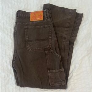 Brown Cargo carpenter jean Pants